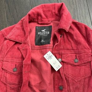 Red corduroy jacket